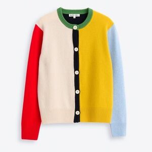 Alex Mill Francis Cardigan in Color Block - M